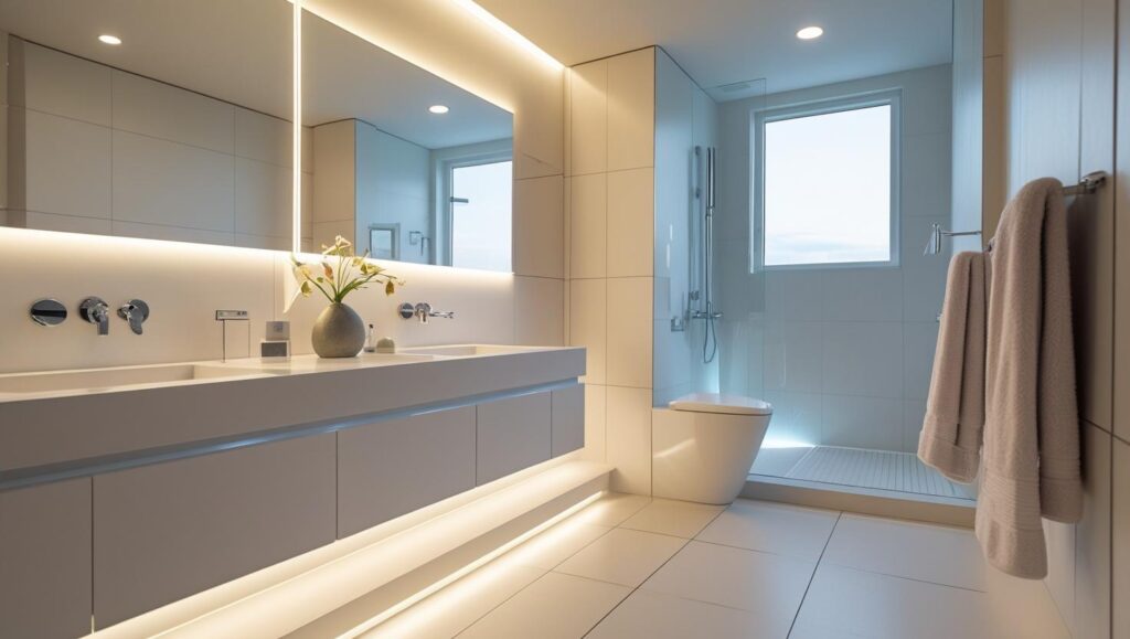 Iluminacao eficiente para banheiros conforto e economia post
