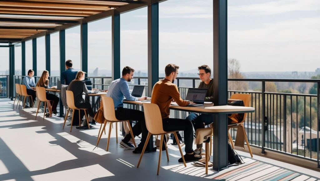 coworking na varanda casa tres post