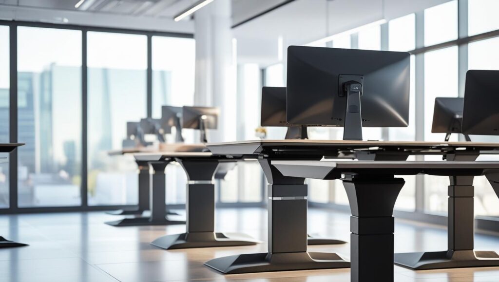 Mesas com altura ajustavel quando optar por estacoes sit stand nos ambientes corporativos 1024x579 1